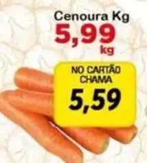Chama Supermercados Cenoura oferta