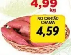 Chama Supermercados batata doce oferta