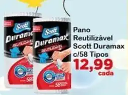 Chama Supermercados Pano reutilizável scott duramax oferta