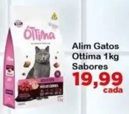 Chama Supermercados Alim Gatos Ottima 1kg Sabores oferta