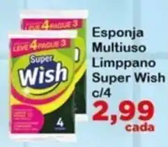 Chama Supermercados Esponja multiuso limppano super wish oferta