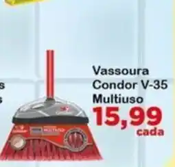 Chama Supermercados Vassoura Condor V-35 Multiuso oferta