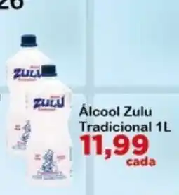 Chama Supermercados Álcool zulu tradicional oferta