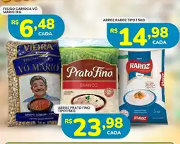Supermercado Bergamini Feijão carioca vô mário oferta