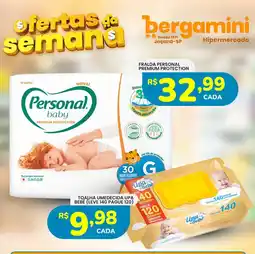 Supermercado Bergamini Fralda personal premium protection oferta