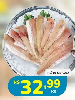 Supermercado Bergamini Filé de merluza oferta