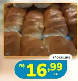 Supermercado Bergamini pão de leite oferta