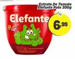 Amarelinha Supermercados Extrato de tomate elefante pote oferta