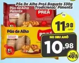 Amarelinha Supermercados Pão de Alho Prá Baguete Tradicional/Pimenta oferta