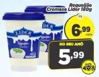 Amarelinha Supermercados Requeijão cremoso lider oferta