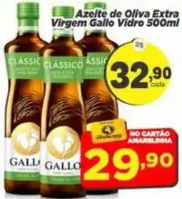Amarelinha Supermercados Azede de Oliva Extra Virgem Gallo Vidro oferta