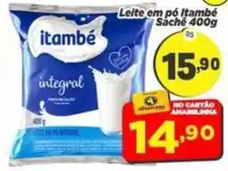 Amarelinha Supermercados Leite em pó itambé sachê integral oferta