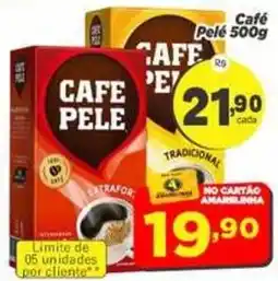 Amarelinha Supermercados Café pele oferta