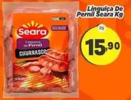 Amarelinha Supermercados Linguiça de pernil churrasco oferta