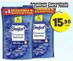 Amarelinha Supermercados Amaciante concentrado comfort sachê oferta