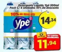 Amarelinha Supermercados Detergente Líquido Ypé oferta