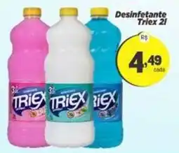 Amarelinha Supermercados Desinfetante triex 2l oferta