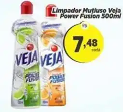 Amarelinha Supermercados Limpador Mutiuso Veja Power Fusion oferta