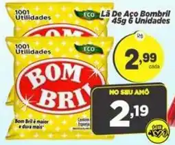 Amarelinha Supermercados Lã de aço bombril oferta