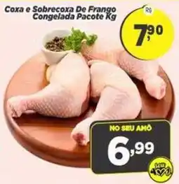 Amarelinha Supermercados Coxa e Sobrecoxa De Frango Congelada Pacote Kg oferta