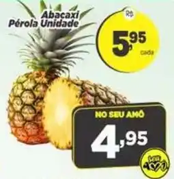 Amarelinha Supermercados Abacaxi pérola unidade oferta