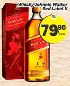 Amarelinha Supermercados Whisky Johnnie Walker Red Label II oferta