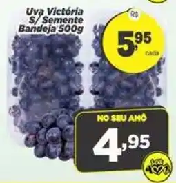 Amarelinha Supermercados Uva victória s/ semente oferta