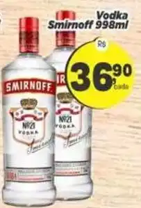 Amarelinha Supermercados Vodka smirnoff oferta