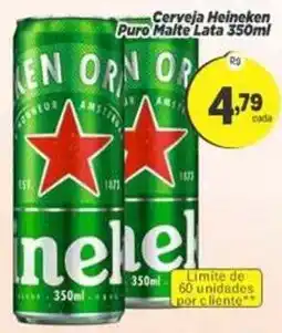 Amarelinha Supermercados Cerveja Heineken Puro Malte Lata oferta