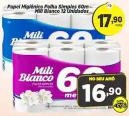 Amarelinha Supermercados Papel Higiênico Folha Simples oferta