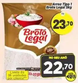 Amarelinha Supermercados Arroz tipo 1 broto legal 5kg oferta