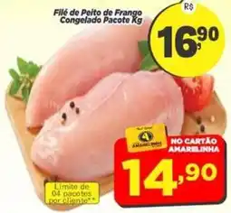 Amarelinha Supermercados Filé de Peito de Frango Congelado oferta