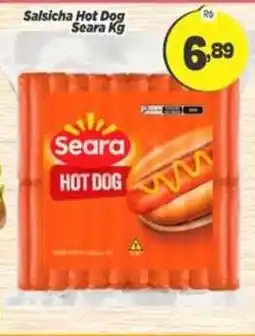 Amarelinha Supermercados Salsicha Hot Dog Seara Kg oferta