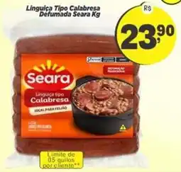 Amarelinha Supermercados Linguiça tipo Calabresa oferta