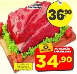 Amarelinha Supermercados Acém Bovino Kg oferta
