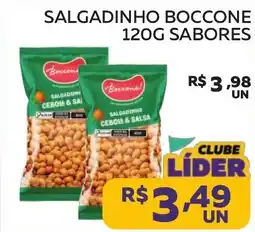 Lider Atacadista Salgadinho Boccone sabor cebola & salsa oferta