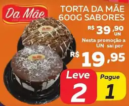Lider Atacadista Torta da mãe 600g sabores oferta