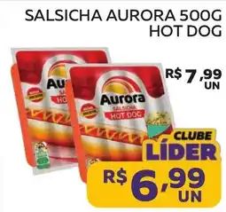 Lider Atacadista Salsicha aurora hot dog oferta