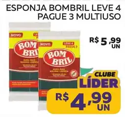 Lider Atacadista esponja bombril oferta