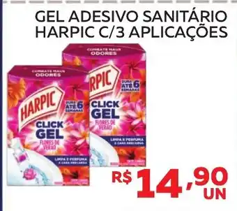 Lider Atacadista Gel adesivo sanitário harpic c/3 aplicações oferta