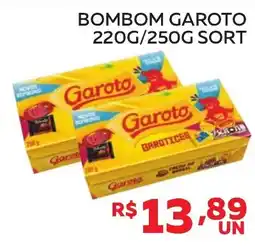 Lider Atacadista Bombom garoto oferta
