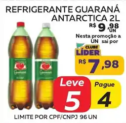 Lider Atacadista Refrigerante guaraná antarctica oferta