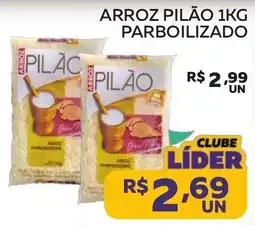 Lider Atacadista Arroz pilão parboilizado oferta