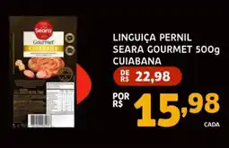 Trimais Supermercado Linguiça pernil seara gourmet cuiabana oferta