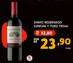 Trimais Supermercado vinho reservado concha y toro oferta