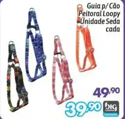 Supermercados Big Compra Guia p/ Cão Peitoral Loopy oferta
