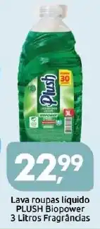 Supermercados Nori Lava roupas liquido plush biopower oferta