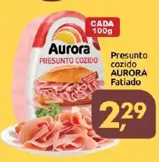 Supermercados Nori Presunto cozido aurora fatiado oferta