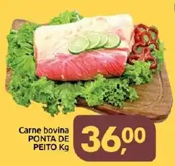 Supermercados Nori Carne bovina ponta de peito oferta