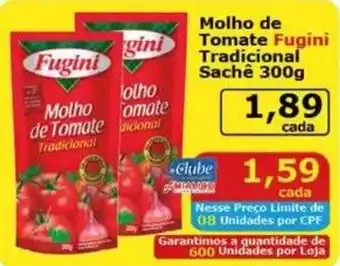 Molho de tomate fugini tradicional